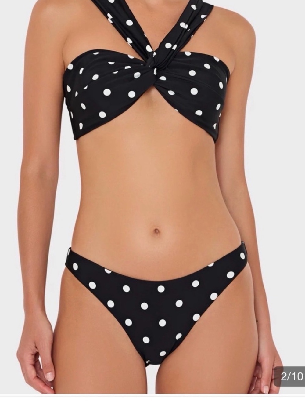 New! Milly Margot Polka Dot swimsuit 2 piece